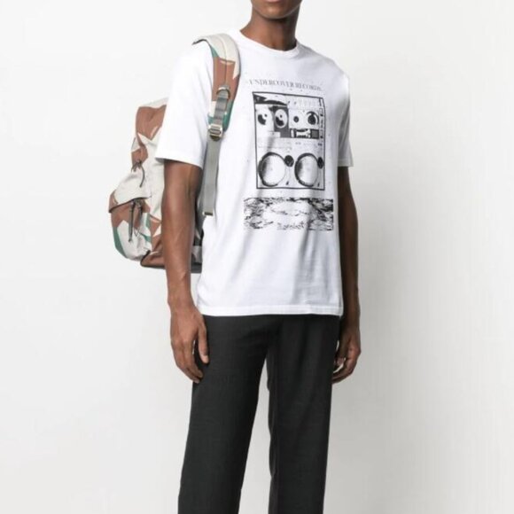 BNWT SS21 UNDERCOVER RECORDS TSHIRT WHITE 2 - Picture 12 of 13